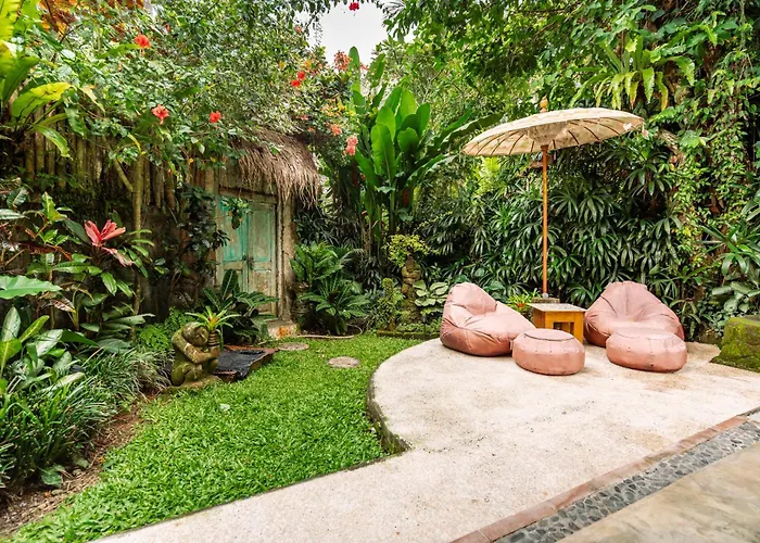 Villa Barong Retreat With Hammock Terrace, Garden & Koi Pond